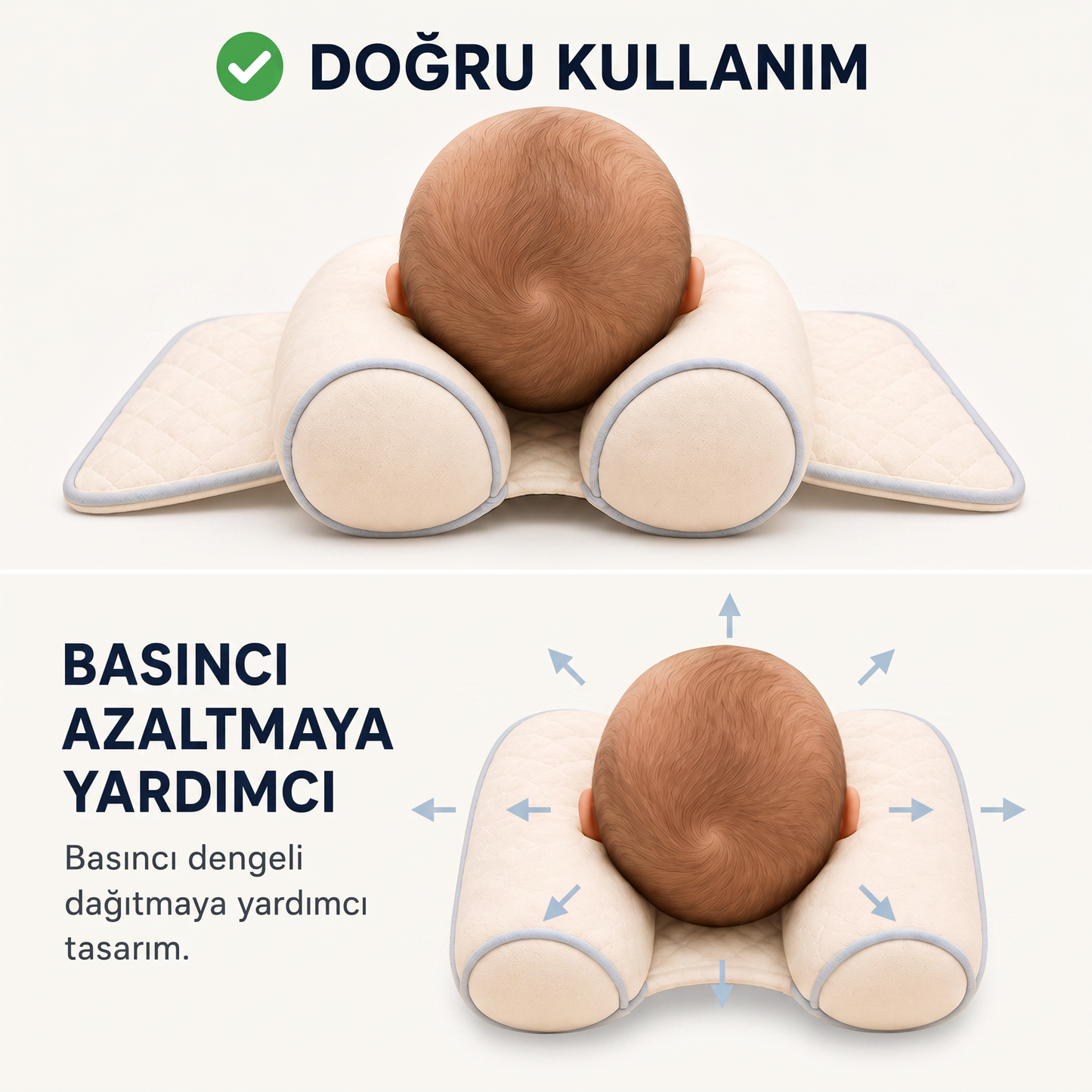 Pufify Ortopedik Bebek Yastığı
